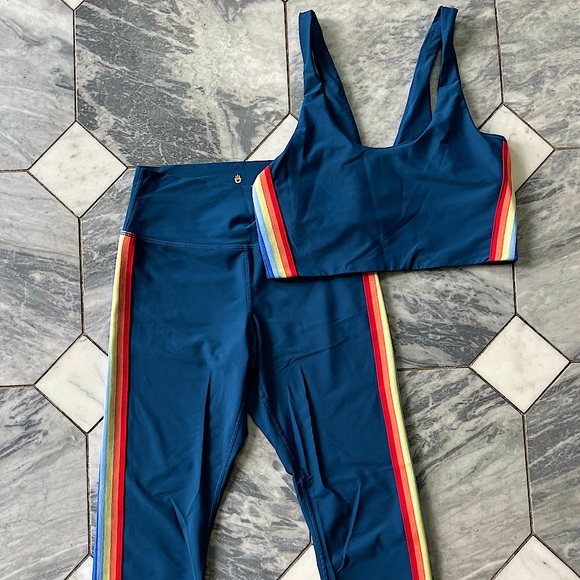 Spiritual Gangster Pants - Spiritual Gagster rainbow workout set